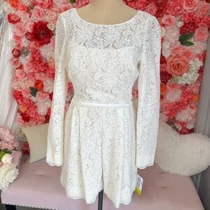 Encore by Watters | Lace Romper